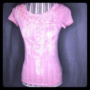 J. Crew Coral/Pink T-shirt